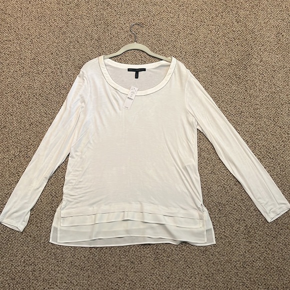 BNWT White House Black Market Ball Chain Long Sleeved Tee - Picture 3 of 7